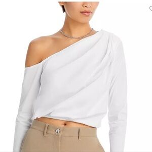 STAUD White Anika Blouse - New with Tags